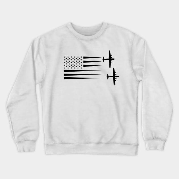 B-29 Super Fortress Crewneck Sweatshirt by Dirty Custard Designs 